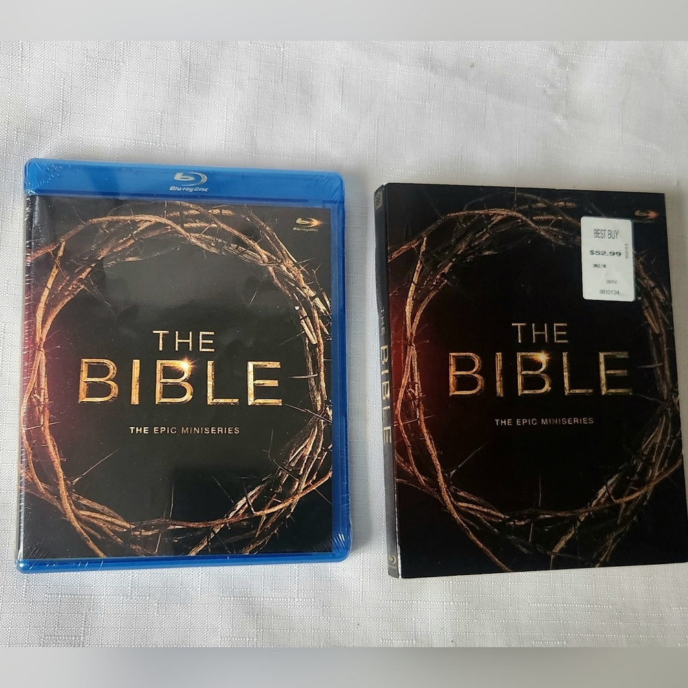 THE BIBLE: The Epic Miniseries (Blu-ray, 2013); 4 Disc Set; NEW w/ Slip Cover